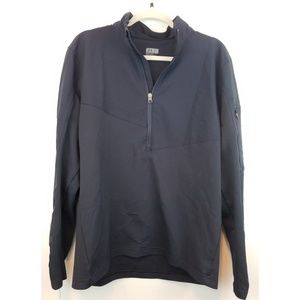 Under Armour Mens Half Zip Black Long sleeve Pull